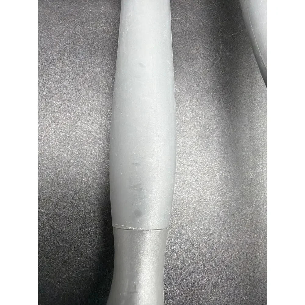 Williams Sonoma Gray Silicone Flexible Spatula Turner Set of 2 Kitchen Utensils